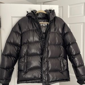 TNA Hi-Gloss Super Puff with hood